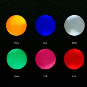 Led Golf Ball Flashing Ball Golf Supplies (Option: 6PCS Set)
