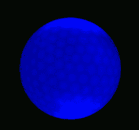 Led Golf Ball Flashing Ball Golf Supplies (Option: Blue)