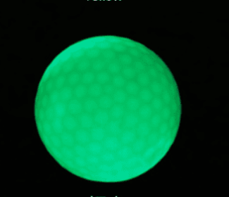 Led Golf Ball Flashing Ball Golf Supplies (Option: Green)