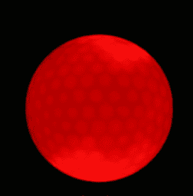 Led Golf Ball Flashing Ball Golf Supplies (Option: Red)