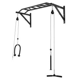 Pull Up Bar Multi-Grip Wall Mounted Chin Up Bars Heavy Duty Home Gym Training (Default: Default)