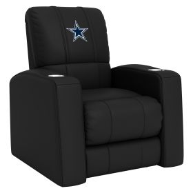 Relax Home Theater Recliner with Dallas Cowboys Primary Logo (Material: Top Grain Leather *Custom Order 8 Week Lead time No Returns*)