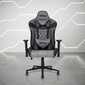 Techni Sport XL Ergonomic Gaming Chair , Grey (Color: as Pic)