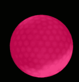 Led Golf Ball Flashing Ball Golf Supplies (Option: Pink)